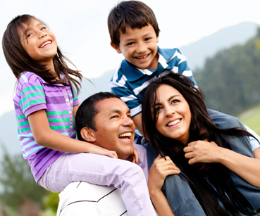 family with positive parenting outcomes